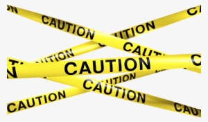 Police Tape Transparent - Caution Tape Clip Art