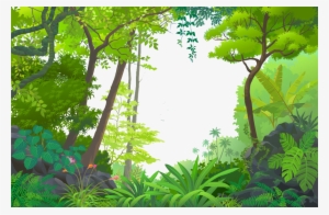 Transparent Jungle Euclidean Tropical Rainforest - Tropical Rainforest Cartoon