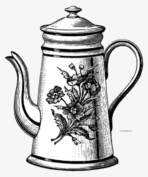Vintage Sketch Teapot Png Clipart Download - Prima Marketing 990930 Icons Tales Of You