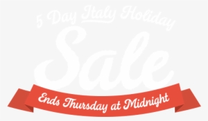 5 Day Italy Holiday Sale Now On - Portable Network Graphics