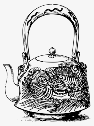 Teapot And Cup - Japanese Tea Pot Clip Art