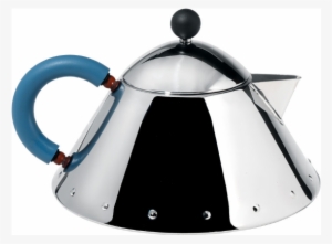 Alessi Michael Graves Teapot Blue - Alessi - Graves Teapot With Blue Handle