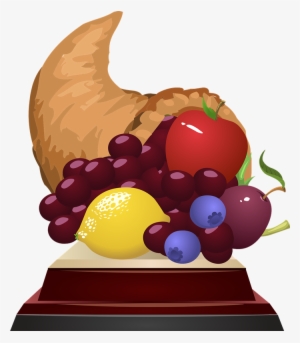 Cornucopia Clipart Horn Plenty - Cuerno De La Abundancia Con Frutas