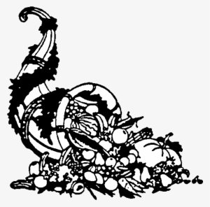 Cornucopia Or Horn Of Plenty Clipart - Peace: Thanksgiving Cards - Box Of 10 Cards