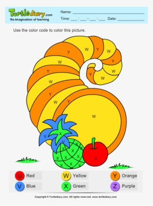 Free Cornucopia Png - Paint By Number