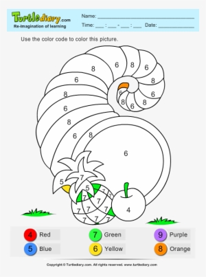 Color By Number Cornucopia