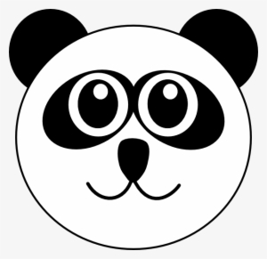 Panda Head Clipart