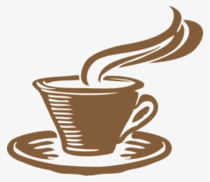 Tea Cup Gray Coffee Aroma Java Steam Break - Coffee Logo Vector Png
