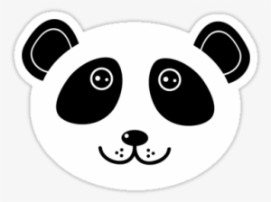 Cute Panda Face By Ekaterinap - Happy Birthday Background Panda
