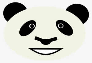 Clipart Panda Face - Giant Panda