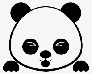Sticker Interrupteur Panda Tirant La Langue Ambiance - Stickers Panda Interrupteur