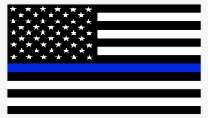 Thin Blue Line Flag Decals - Trump Coloring Flag Wrong