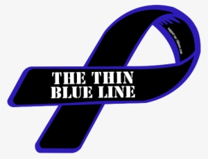 Thin Blue Line Png - Thin Blue Line Ribbon Png