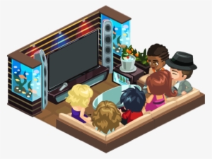 Karaoke Bar - Cartoon