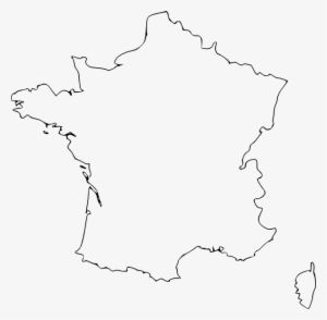 Outline Of France Svg Clip Arts 600 X 589 Px