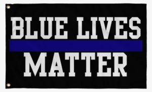 Blue Lives Matter Thin Blue Line Flag