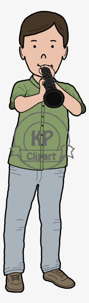 Banner Black And White Kp Friends Playing Music Boy - Music