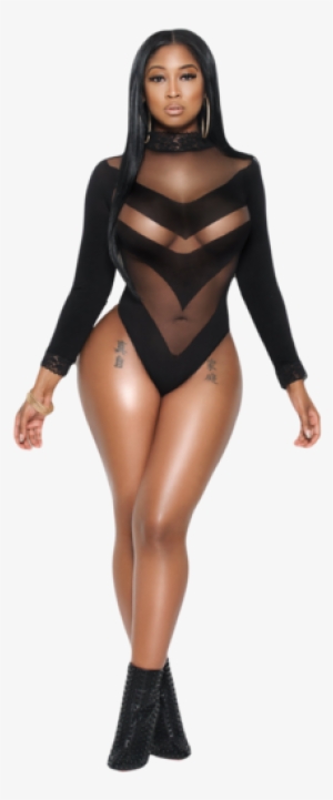Share This Image - Black Model Png