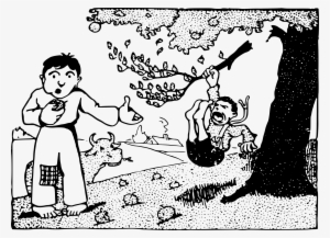 This Free Icons Png Design Of Boy Falls From Tree