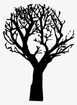 Fall Tree Silhouette Clipart Clipart Silhouette Tree - Arboles De Dia De Muertos