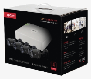 Kit De 4 Camaras De Metal Bala De Vigilancia Turbo - Kit 8 Camaras Epcom