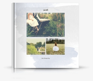 Front Photo Book Cover Designed For Engagements And - Wexel Art Double Panel Floating Picture Frame