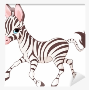 Baby Zebra Png Download - Cartoon Zebra Png