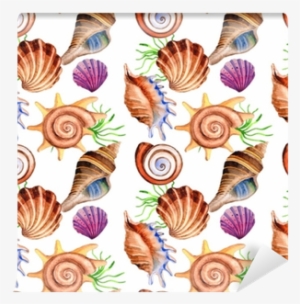 Watercolor Summer Beach Seashell Tropical Elements - Watercolor Painting