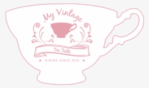 Vintage Tea Sets, Silver And Glassware For Hire - Vintage Tea Cup Logo