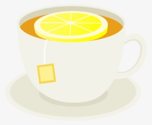 Tea Set Clipart Transparent - Tea With Lemon Clipart