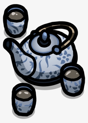 Blue Tea Set Sprite 001 - Tea