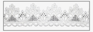 Black Lace Ribbon Png - White Lace Trim Png