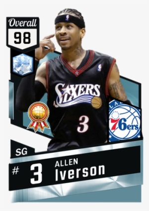 98 Allen Iverson - Nba 2k18 Player Cards