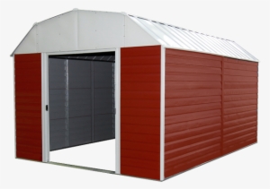 Arrow Sheds Presents The Red Barn Steel Shed Kit - Shed
