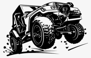 Jeep Car Off - Off Road Jeep Sticker