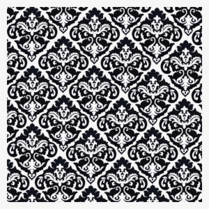 Classic Vector Damask Vector Free Stock - Black And White Vintage Design Background