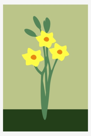Bunch-flowered Daffodil Floral Design Download - Hoa Thủy Tiên Vector