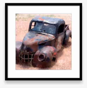 Food Advertising Flag - Vintage Car