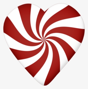 Hearts ‿✿⁀♡♥♡❤ - Candy Cane Heart Png