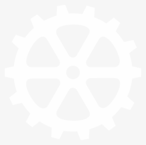This Free Icons Png Design Of Gear, White, No Outline