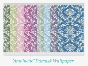 Antoinette Damask Wallpaper - Retro Style