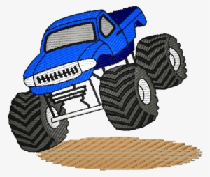Monstertruck - Like Big Trucks Embroidery Design