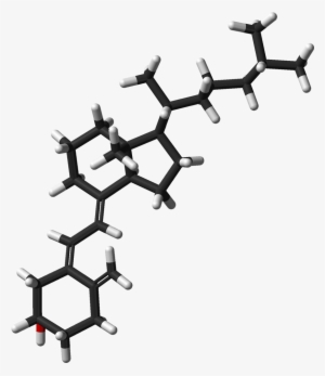 Cholecalciferol Vitamin D3 From Xtal 3d Sticks - Vitamin D3 3d Structure