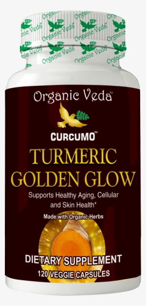 Turmeric Golden Glow Veggie Capsules Dietary Supplement - Ken Follett A Katedrális
