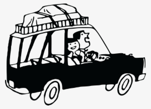 Road Trip Png Black And White Transparent Road Trip - Clip Art Road Trip