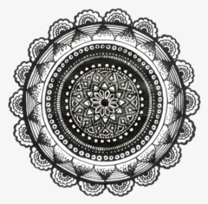 Black And White Mandala - Circle