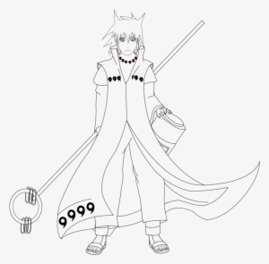 28 Collection Of Drawing Obito Rikudo - Line Art