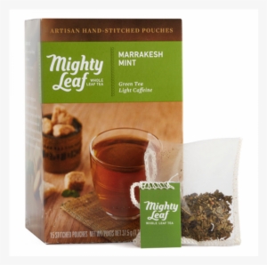 15 Count Box - Mighty Leaf - Green Tea Marrakesh Mint - 15 Tea Bags