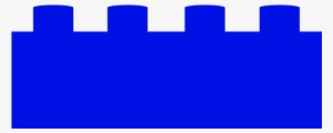 Lego Is A Trademark Of The Lego Group, Which Does Not - Blue Lego Block Png