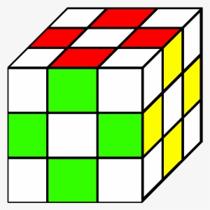 16-edges - Rubik's Cube Coloring Sheet